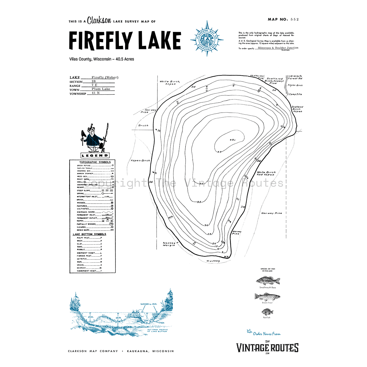 Firefly Lake, Vilas County, WI