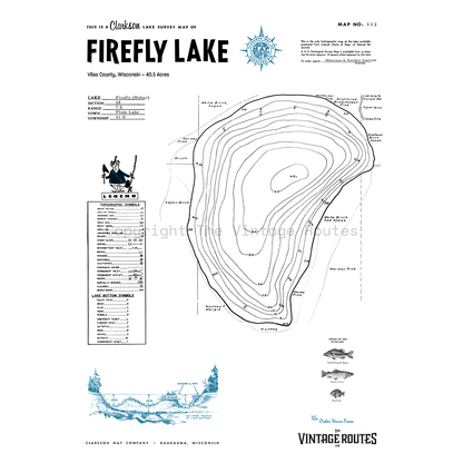 Firefly Lake, Vilas County, WI