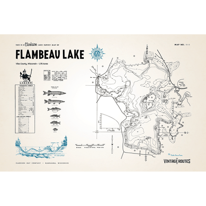 Flambeau Lake, Vilas County, WI
