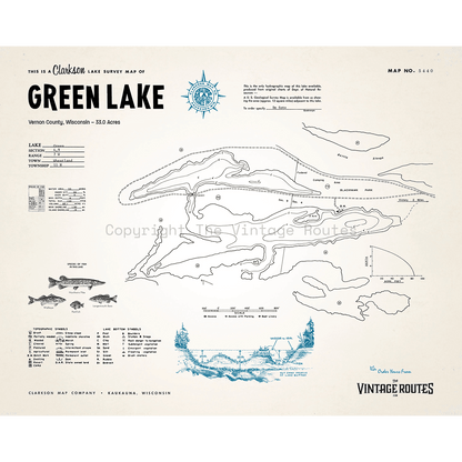 Green Lake, Vernon Vilas County, WI