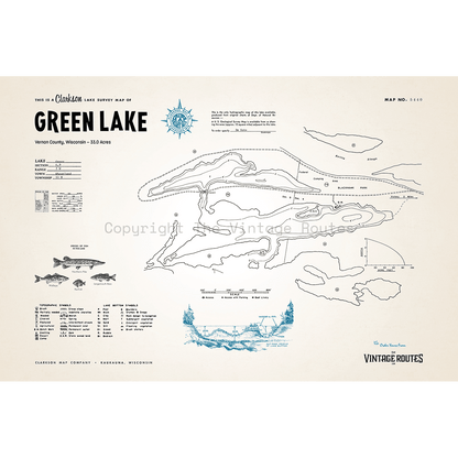 Green Lake, Vernon Vilas County, WI