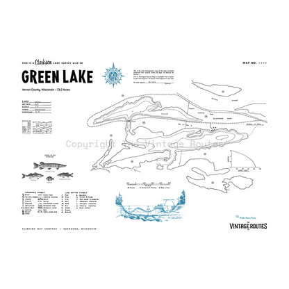 Green Lake, Vernon Vilas County, WI
