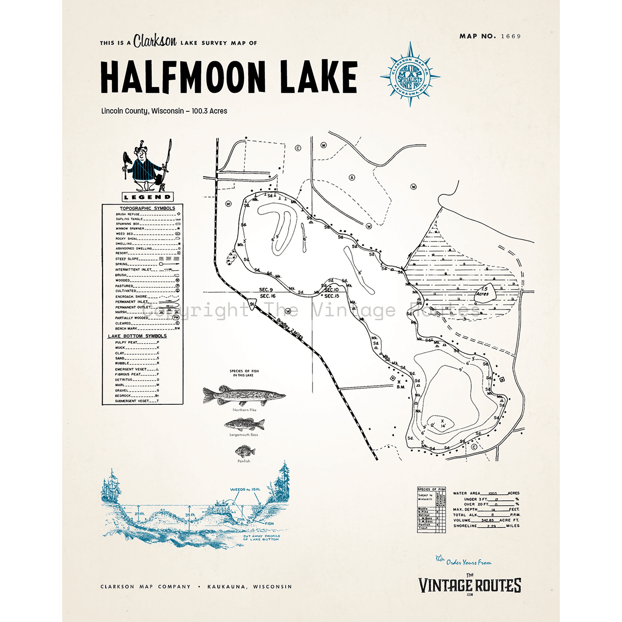 Halfmoon Lake, Lincoln County, WI