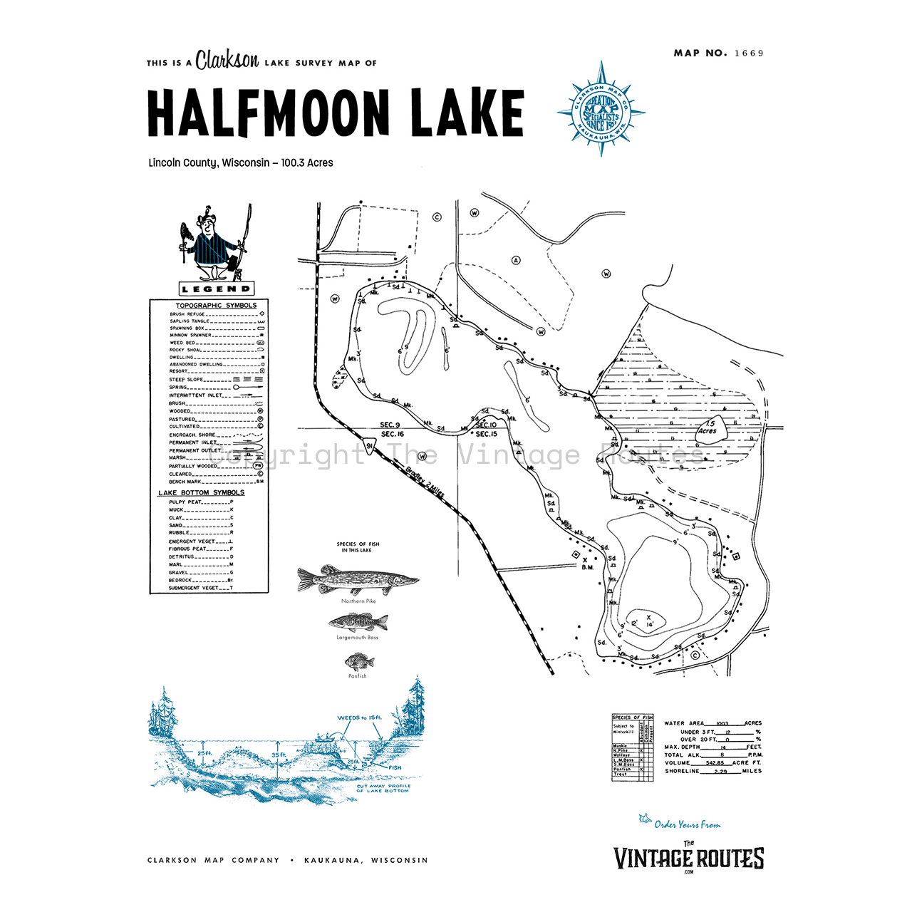 Halfmoon Lake, Lincoln County, WI