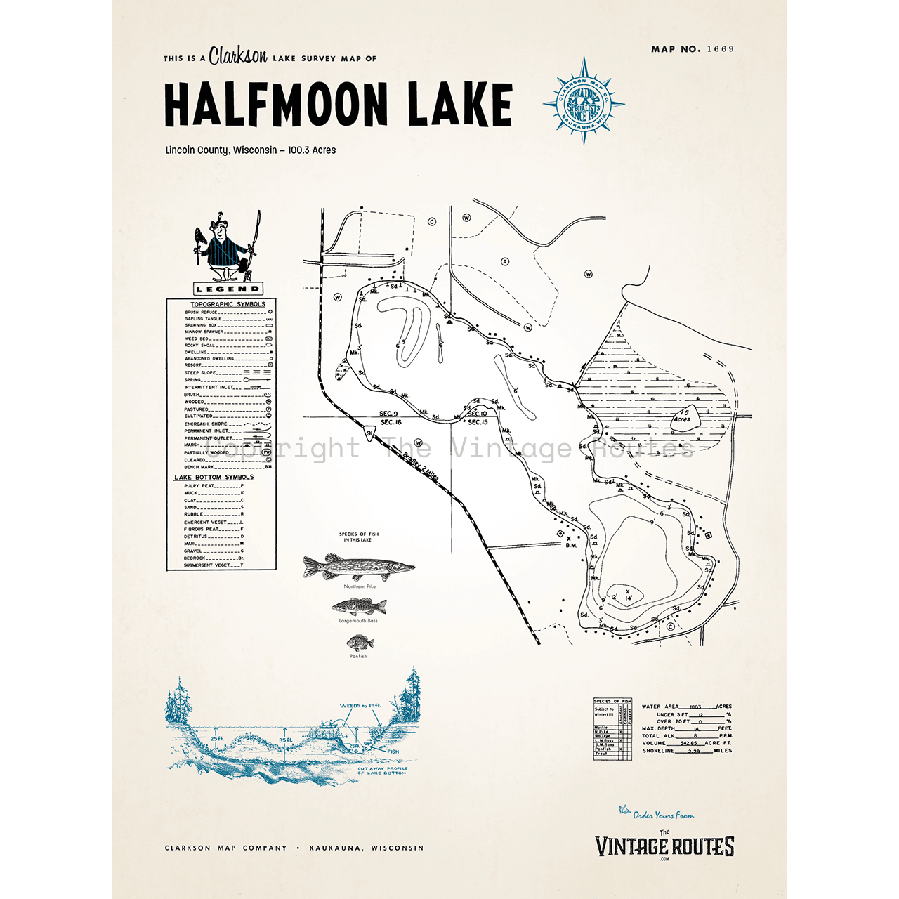 Halfmoon Lake, Lincoln County, WI