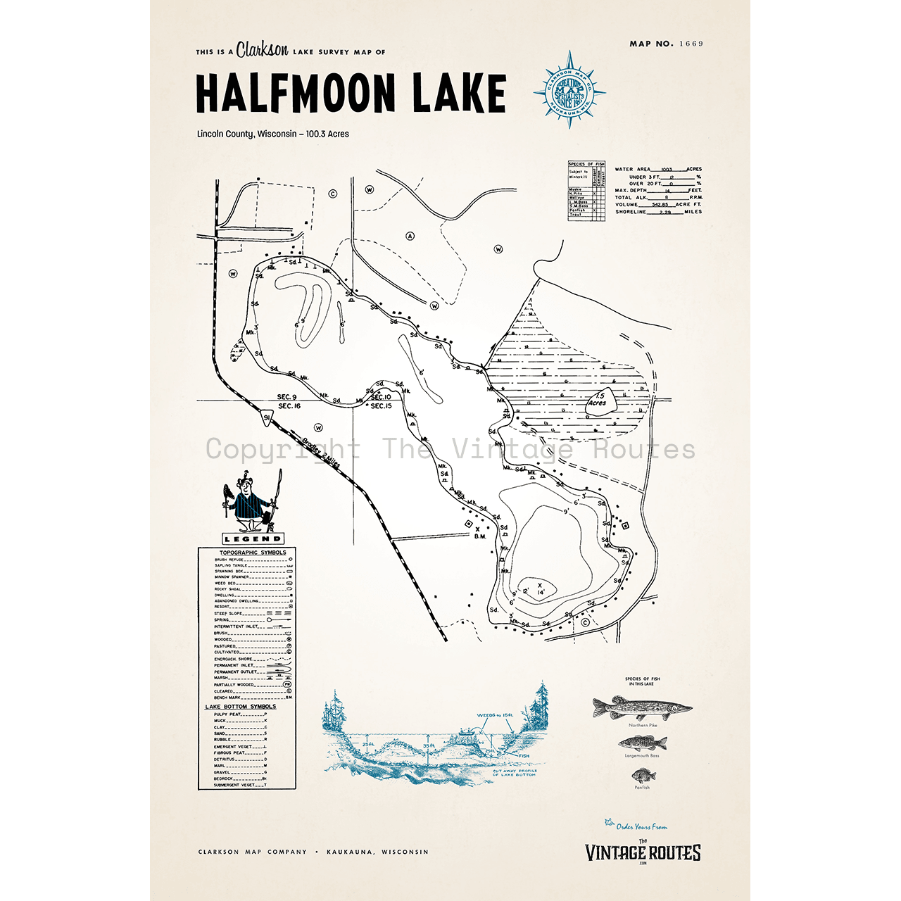 Halfmoon Lake, Lincoln County, WI