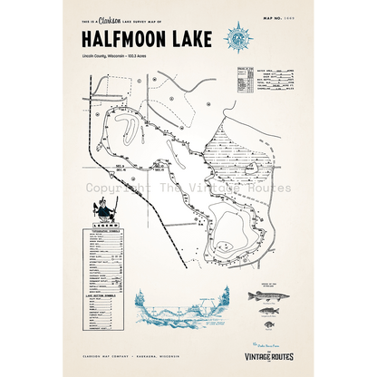 Halfmoon Lake, Lincoln County, WI