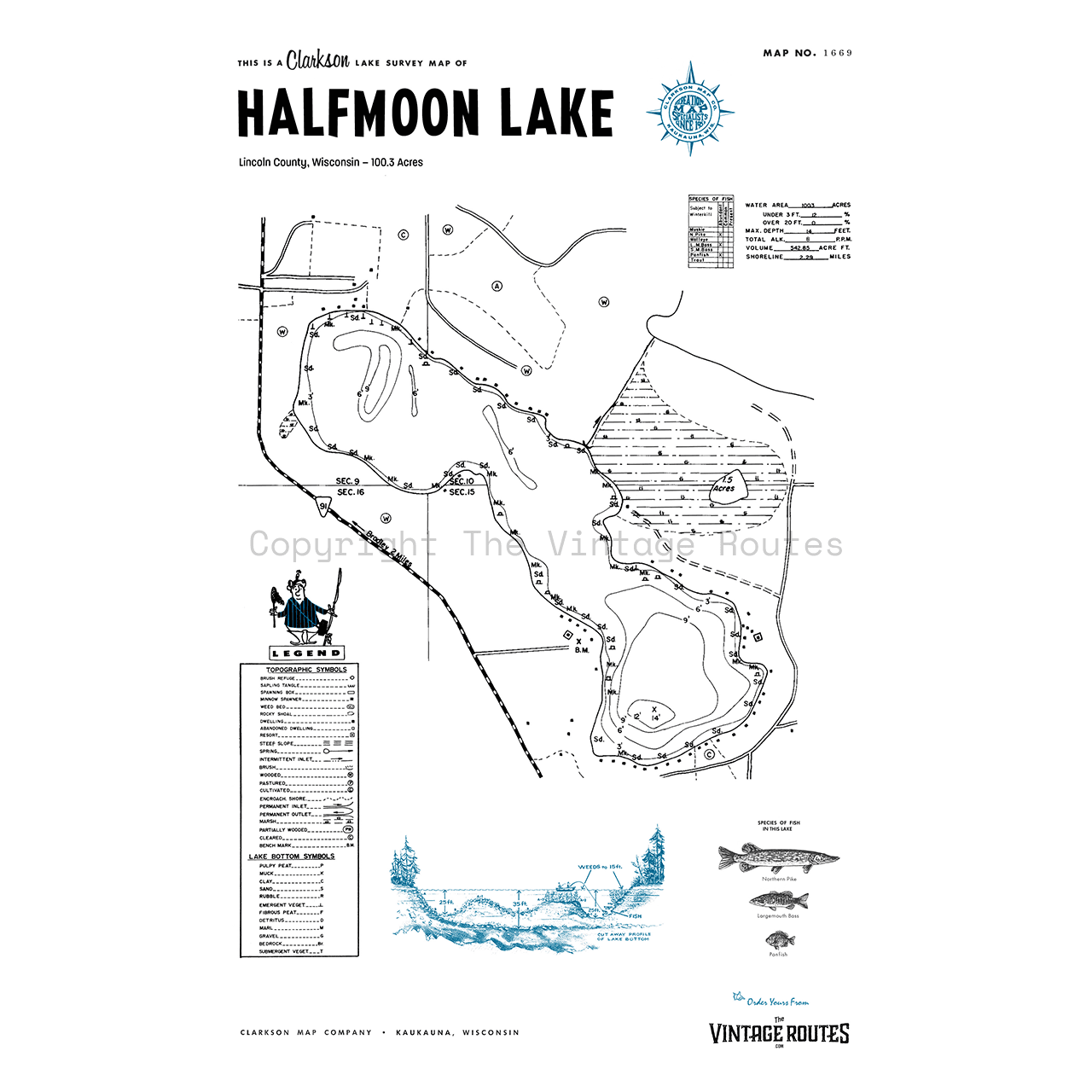 Halfmoon Lake, Lincoln County, WI