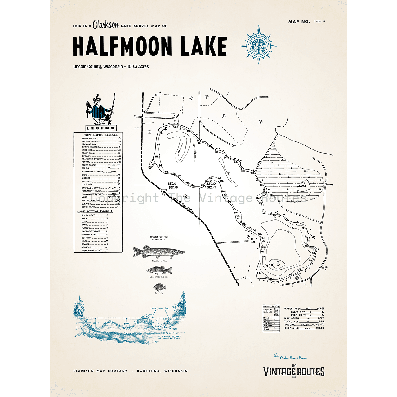 Halfmoon Lake, Lincoln County, WI