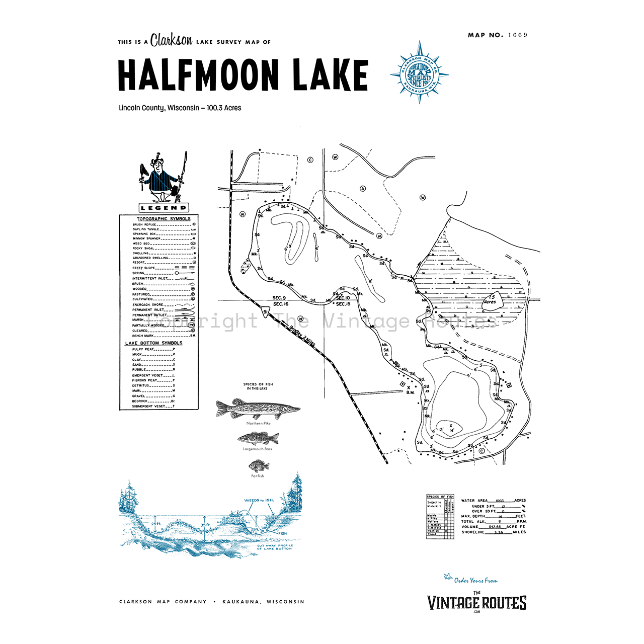 Halfmoon Lake, Lincoln County, WI