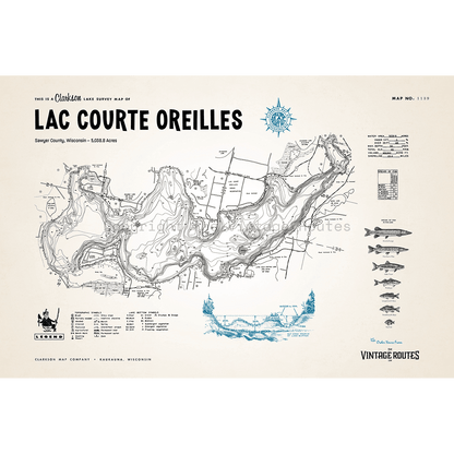 Lac Courte Oreilles, Sawyer County, WI