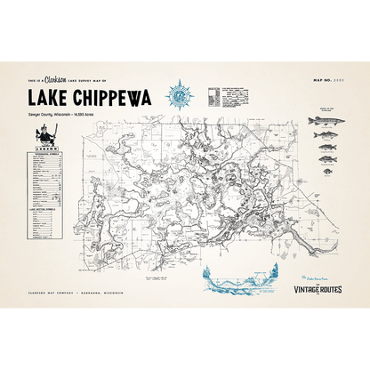 Lake Chippewa, Sawyer County, WI