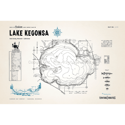 Lake Kegonsa, Dane County, WI