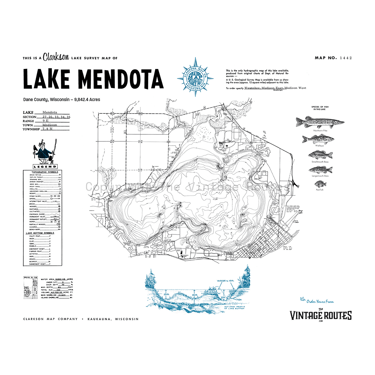 Lake Mendota, Dane County, WI