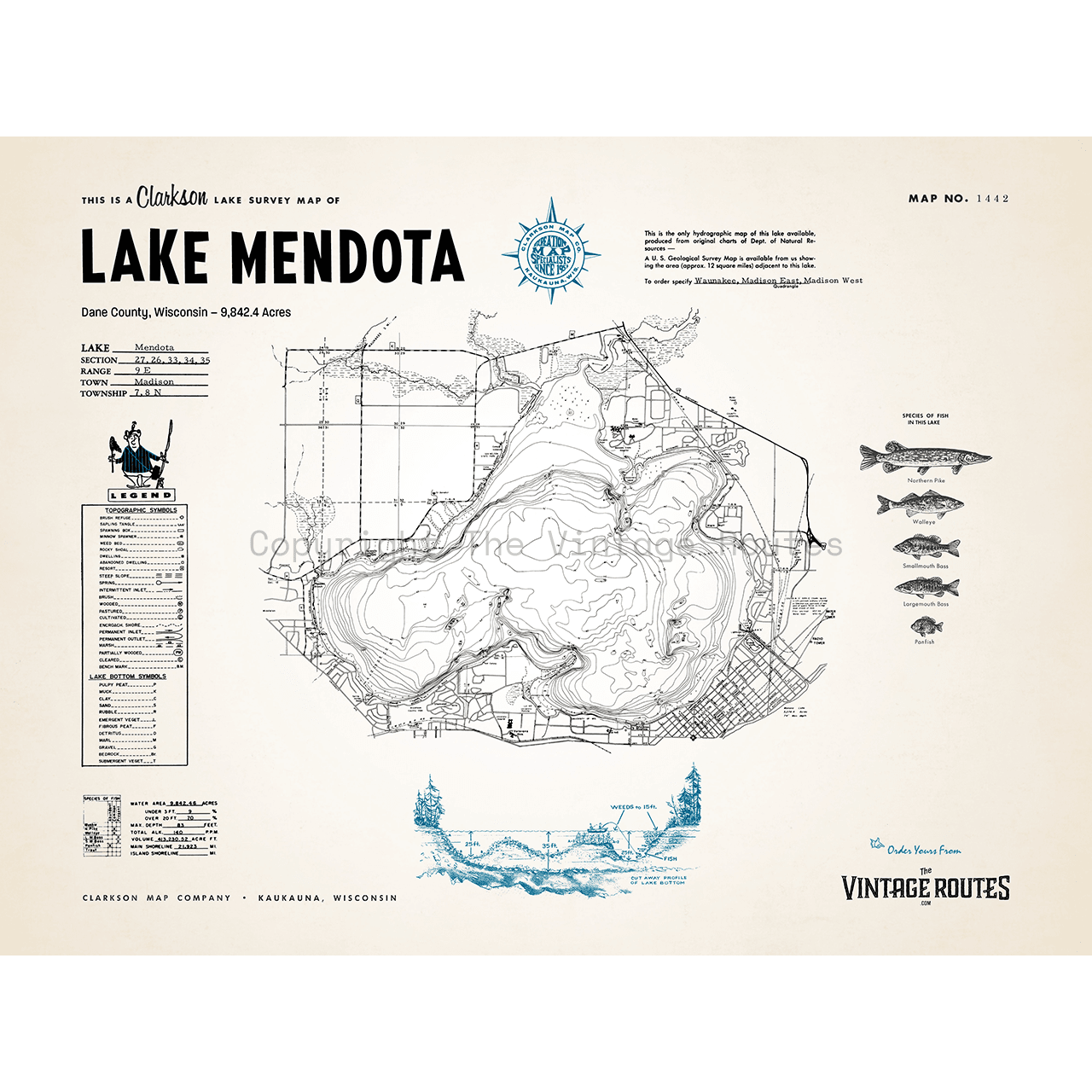 Lake Mendota, Dane County, WI