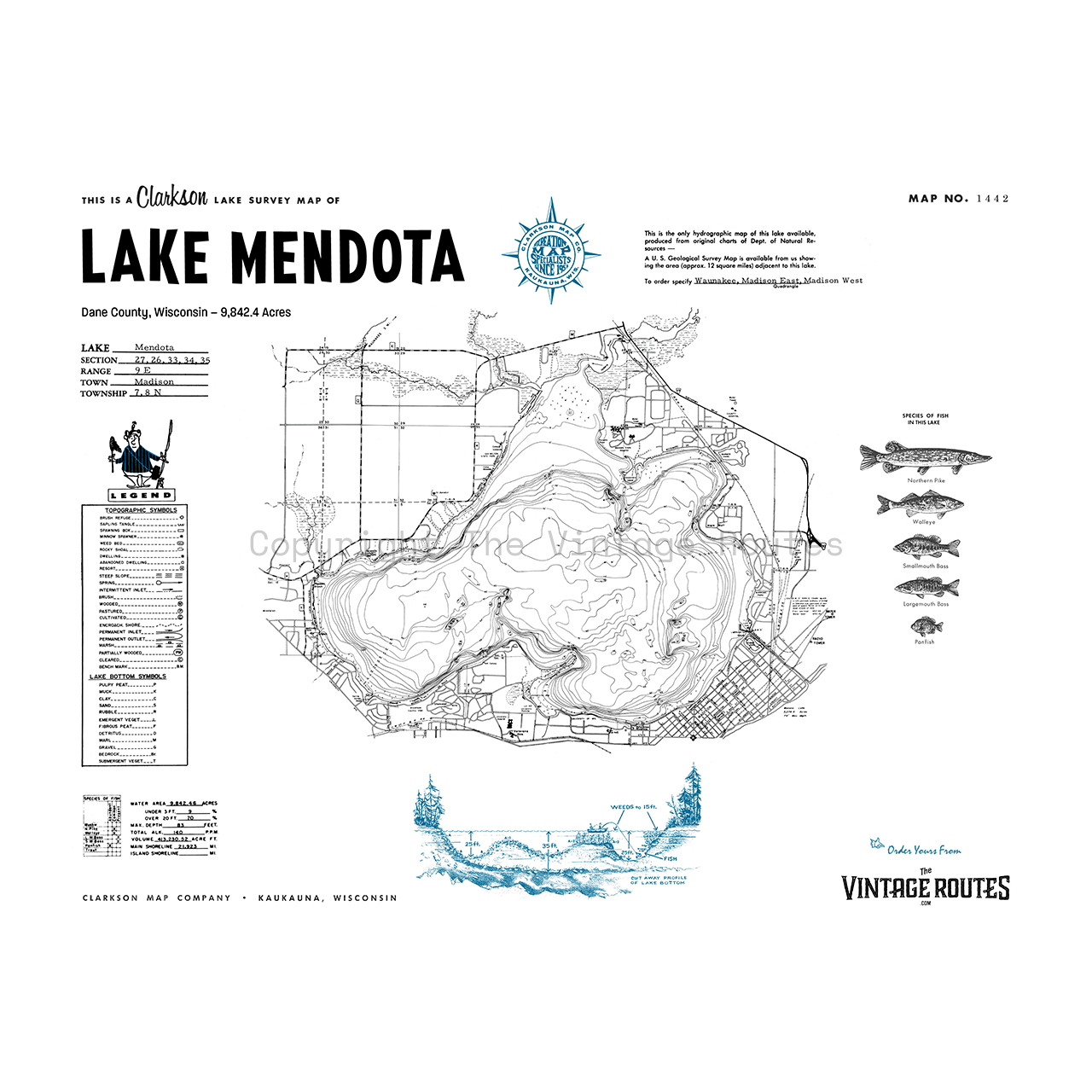 Lake Mendota, Dane County, WI