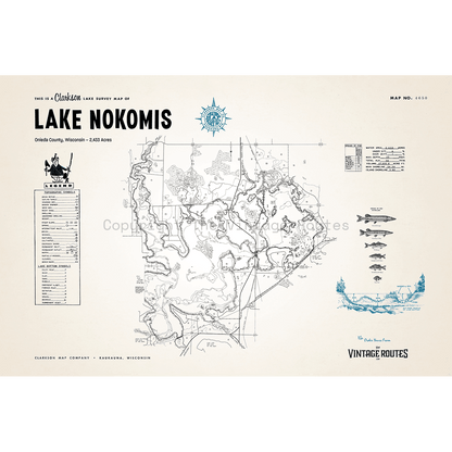 Lake Nokomis, Oneida County, WI