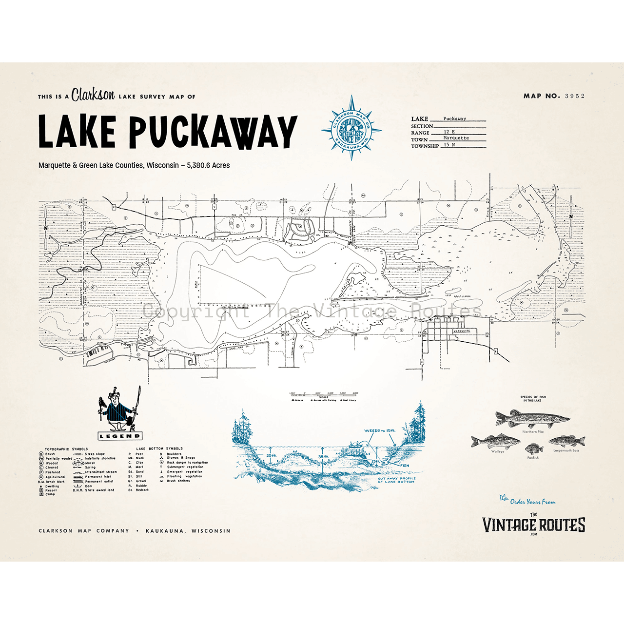 Lake Puckaway, Marquette County, WI