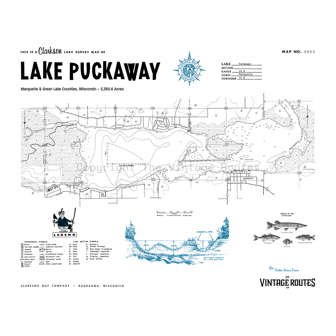 Lake Puckaway, Marquette County, WI