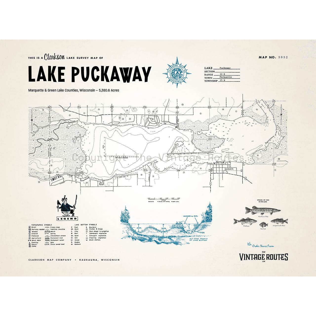 Lake Puckaway, Marquette County, WI