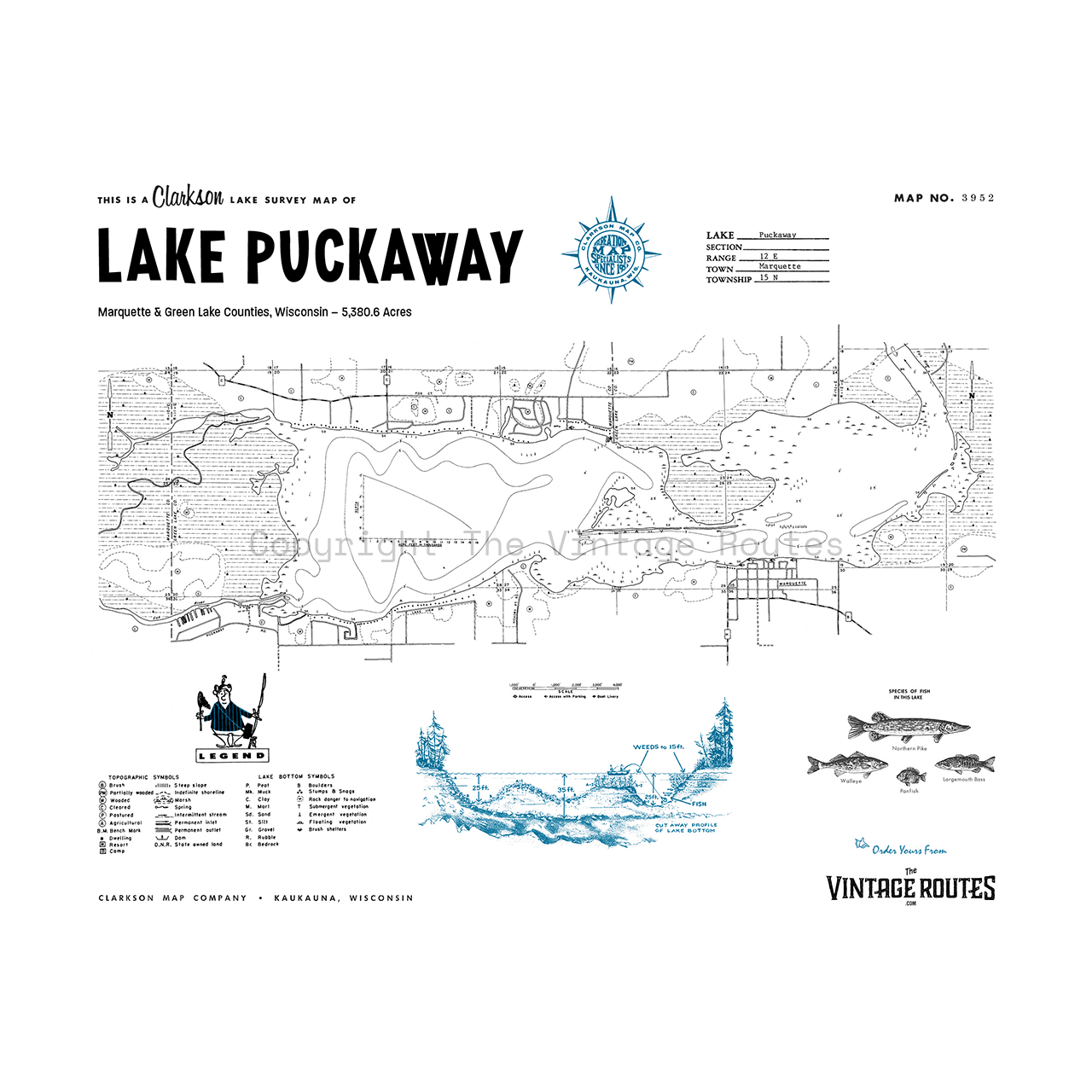 Lake Puckaway, Marquette County, WI