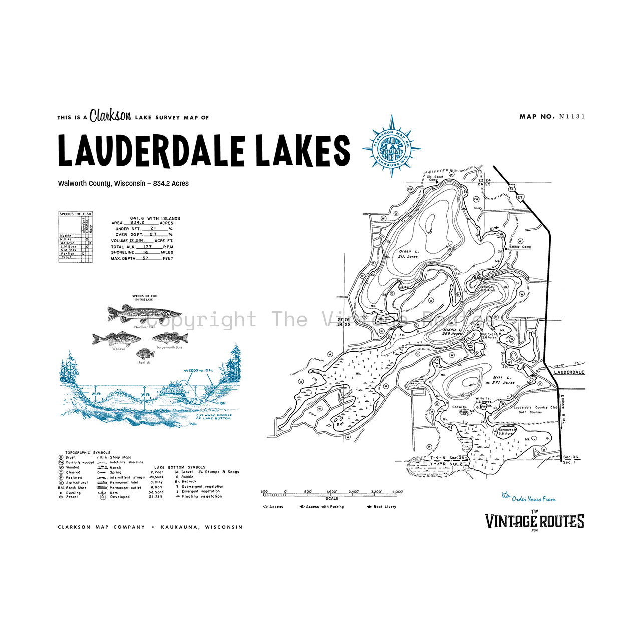Lauderdale Lakes, Walworth County, WI