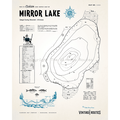 Mirror Lake, Sawyer County, WI