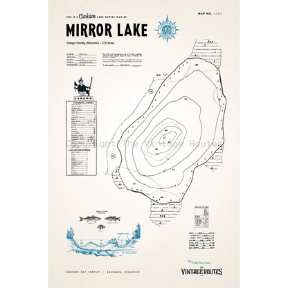 Mirror Lake, Sawyer County, WI