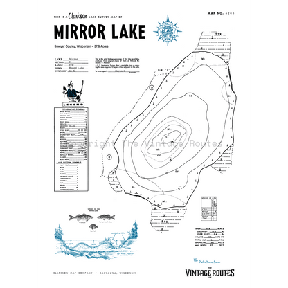 Mirror Lake, Sawyer County, WI