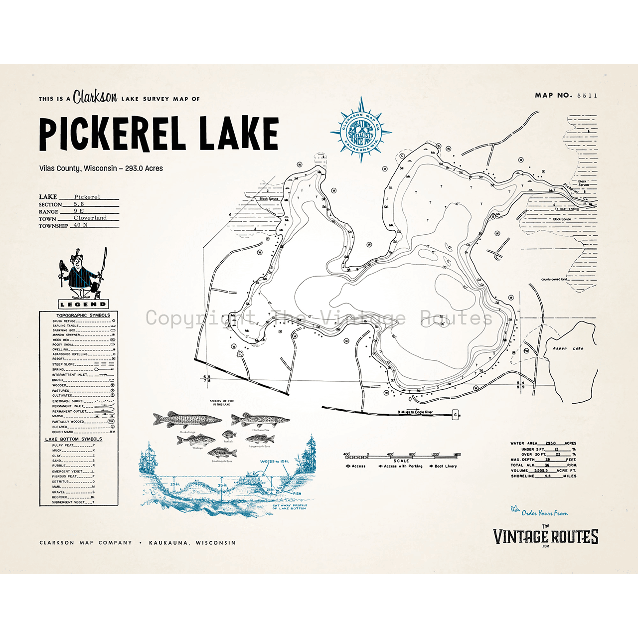 Pickerel Lake, Vilas County, WI