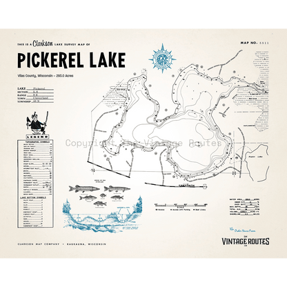 Pickerel Lake, Vilas County, WI