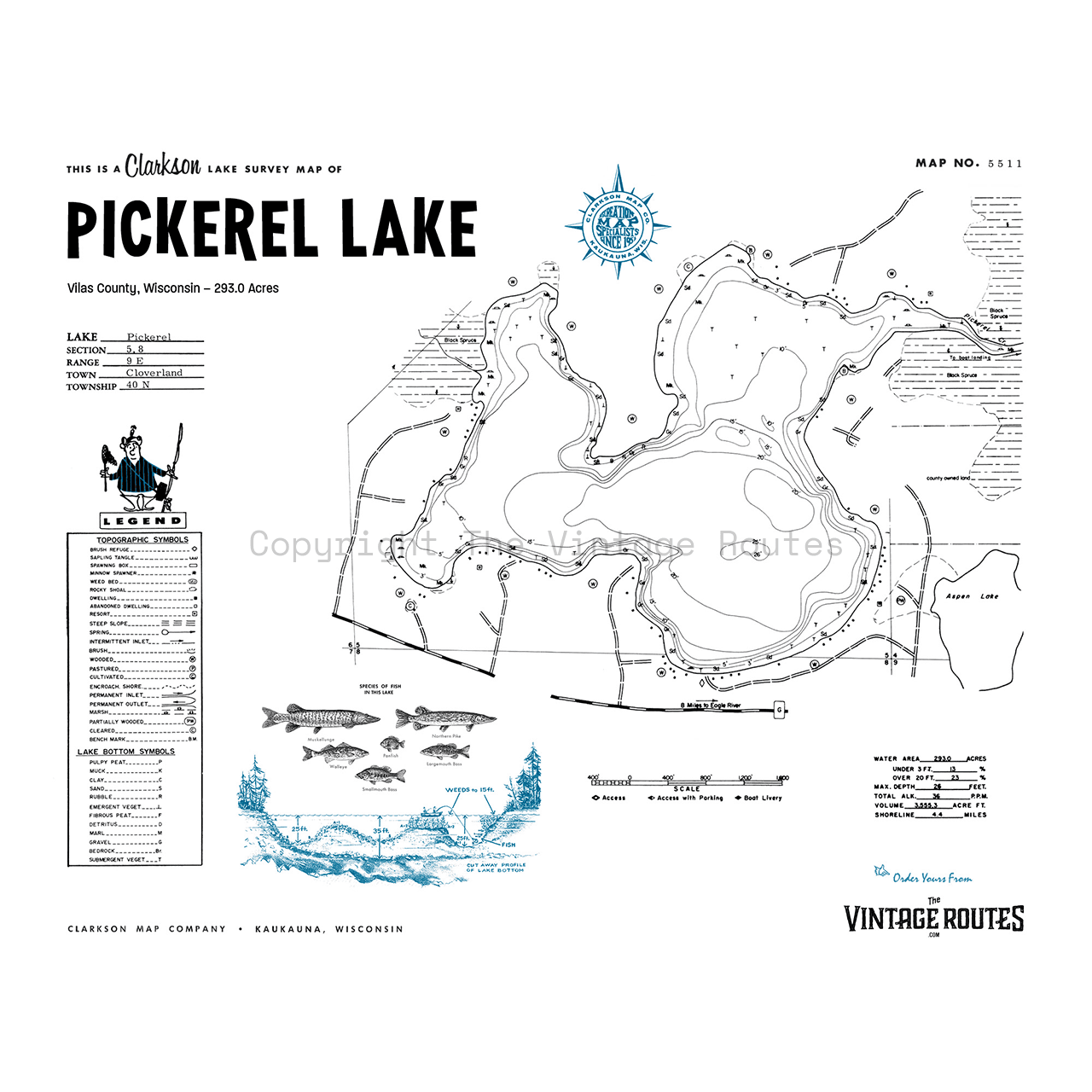 Pickerel Lake, Vilas County, WI