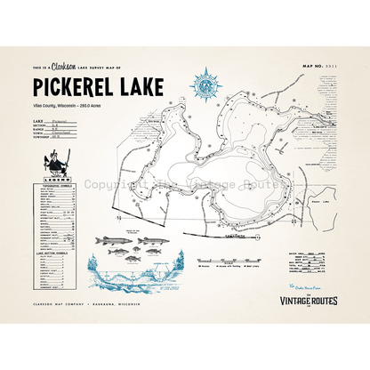 Pickerel Lake, Vilas County, WI