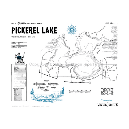 Pickerel Lake, Vilas County, WI
