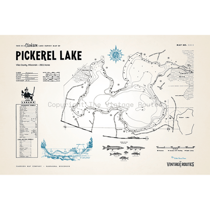 Pickerel Lake, Vilas County, WI