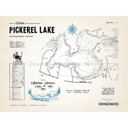 Pickerel Lake, Vilas County, WI