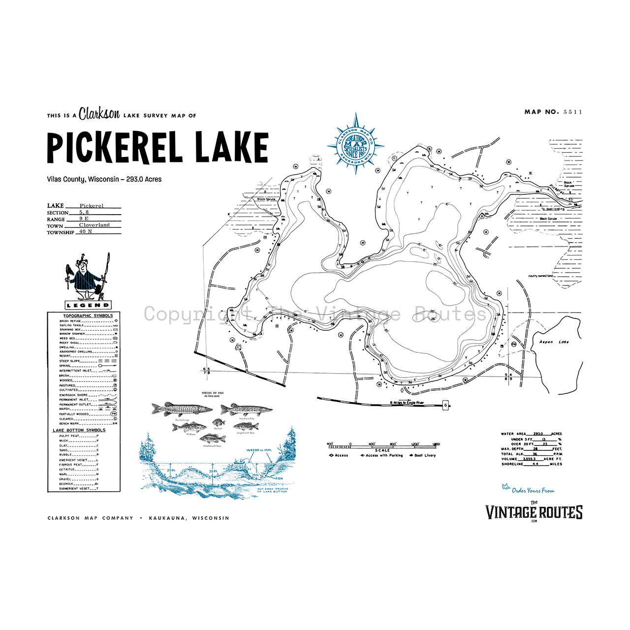 Pickerel Lake, Vilas County, WI