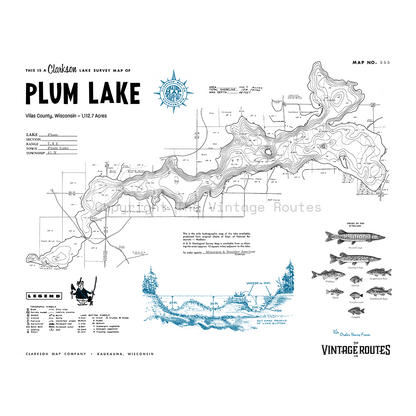 Plum Lake, Vilas County, WI