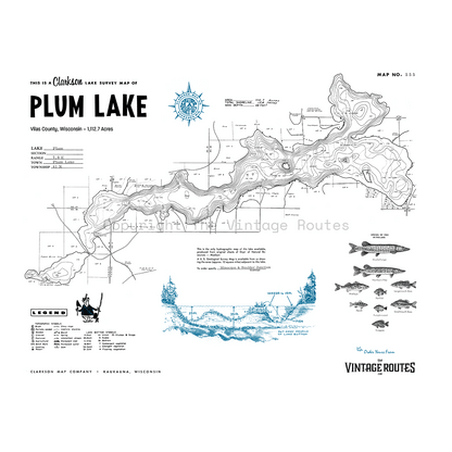 Plum Lake, Vilas County, WI