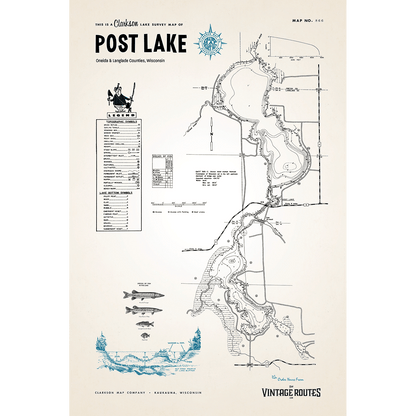 Post Lake, Oneida & Langlade Counties, WI