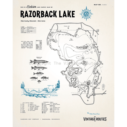 Razorback Lake, Vilas County, WI