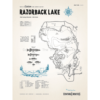 Razorback Lake, Vilas County, WI