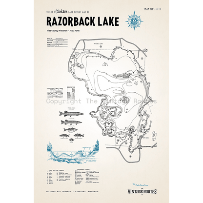 Razorback Lake, Vilas County, WI