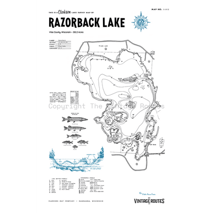 Razorback Lake, Vilas County, WI