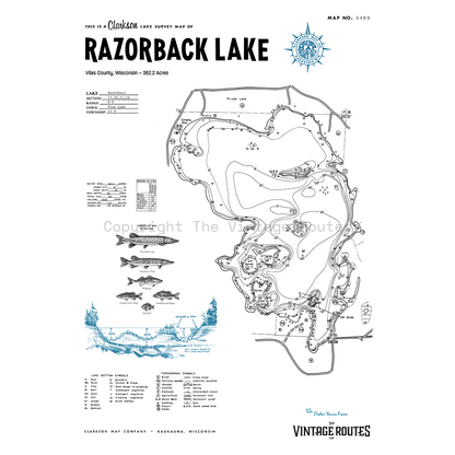 Razorback Lake, Vilas County, WI