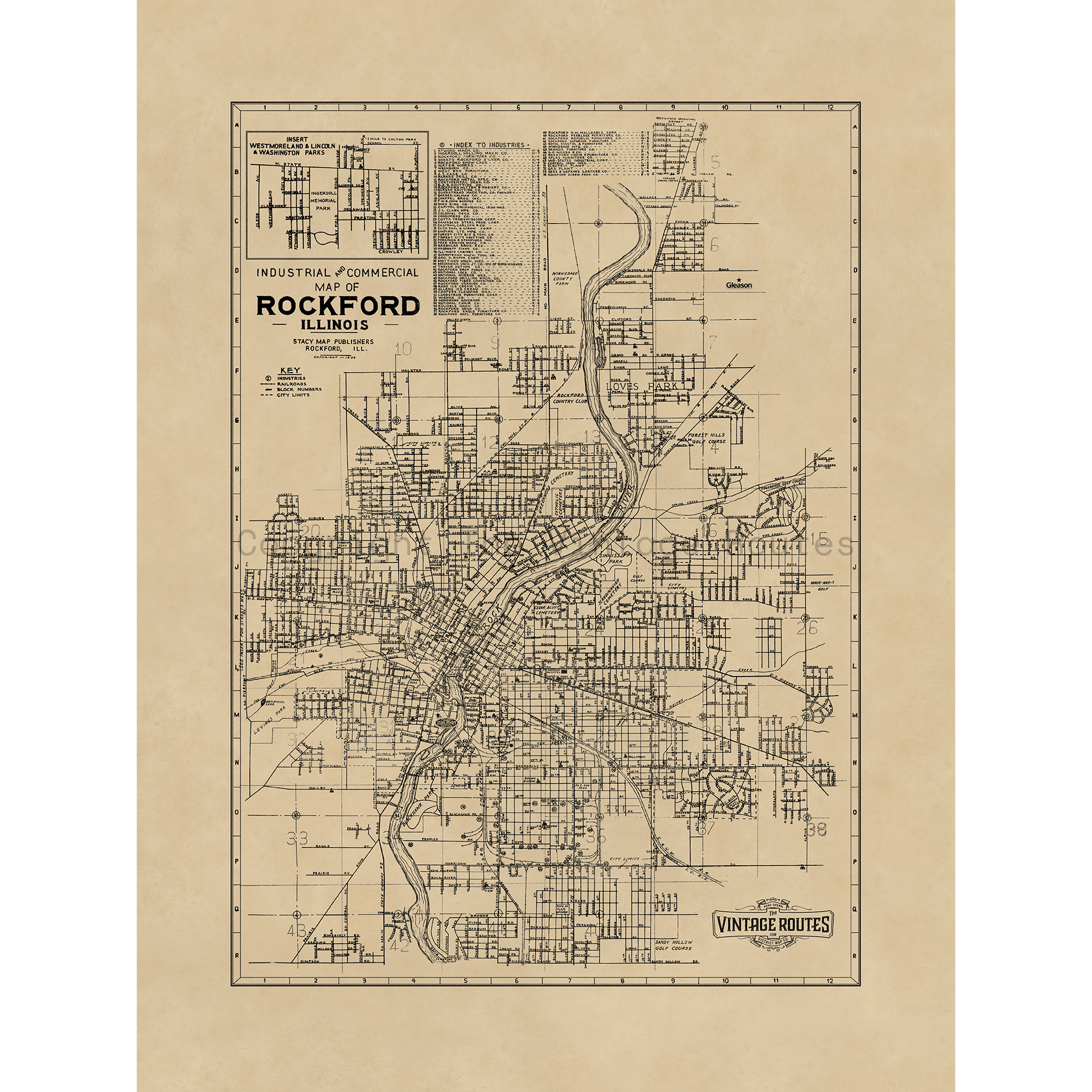 Rockford, IL 1936 Gleason