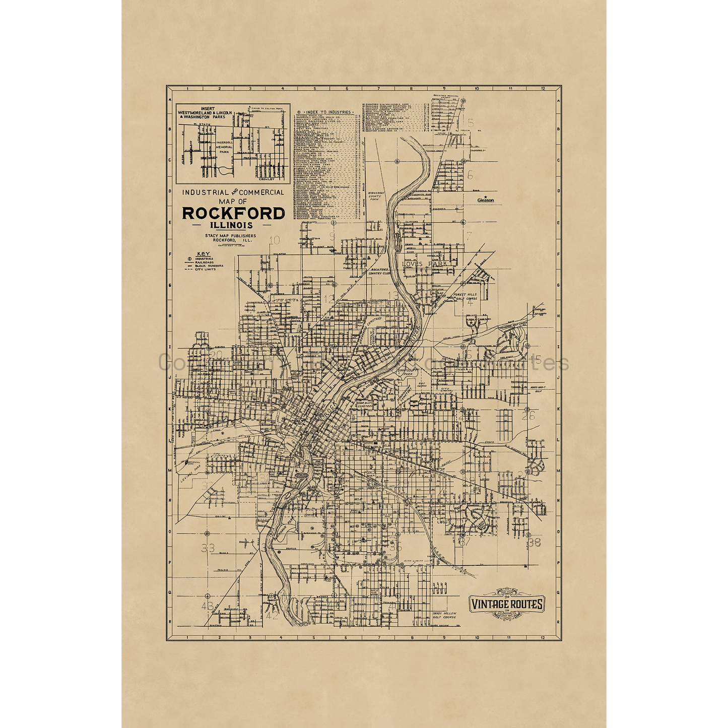 Rockford, IL 1936 Gleason