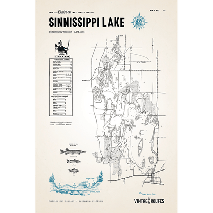 Sinnissippi Lake, Dodge County, WI