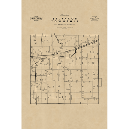 St Jacob Township, IL 1952