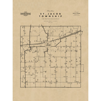 St Jacob Township, IL 1952